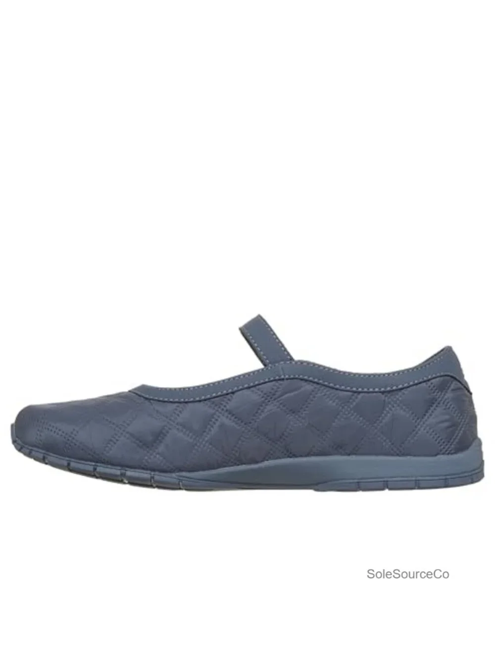 Quilted Nylon Mary Jane Walking Shoes with Air-Cooled Memory Foam Insoles
